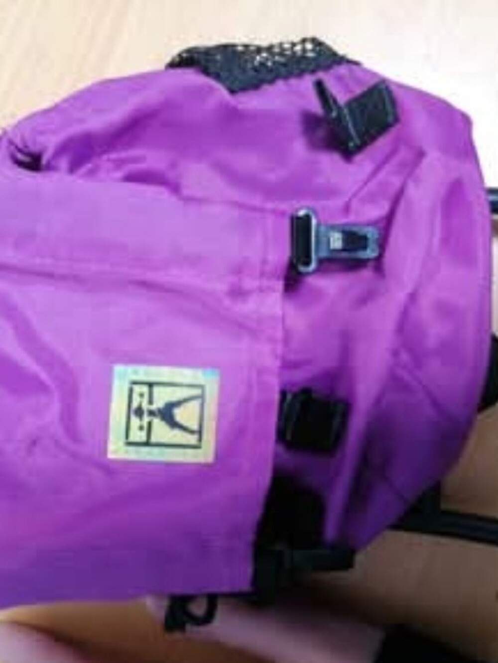 American Girl DOLL-SIZED backpack from Hiking Outfit 1, plus binoculars